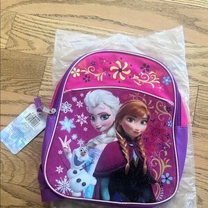 DISNEY‎ FROZEN GILS MINI BACKPACK SCHOOL TRAVEL FEATURING ANNA ELSA OLAF DISNEY